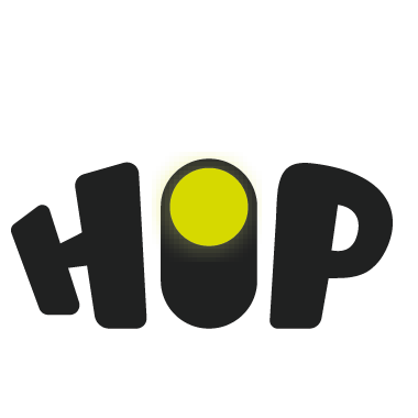 Logo HOP, application RSE gamifiée conçue dans un cadre scolaire